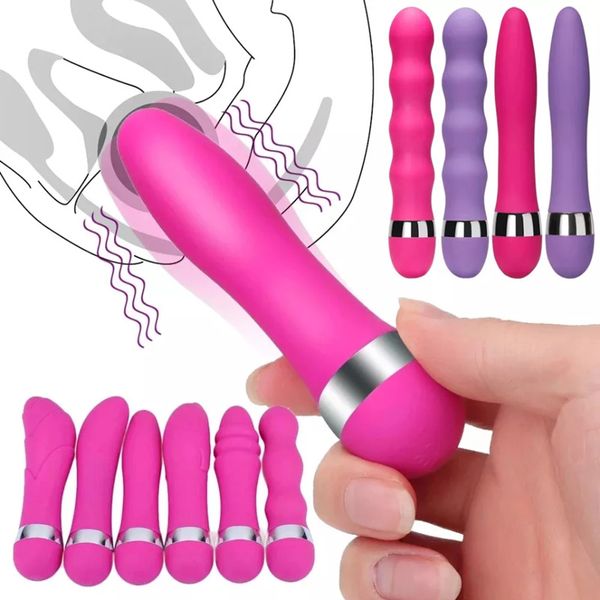 Beauty Items Big/Small Dildo Vibrator Av Stick Erotik G-Punkt Magiczna rdka Anal Bead Wibracje zabawki dla dorosych kobiet lesbijki Masturbator