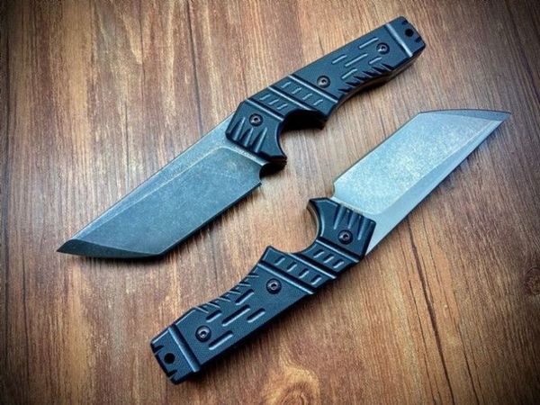 Маленький Milbr Straight Fixed Blade Tactical Knife Self Defense Tanto A2 Blade G10 Ручка EDC Survival Tool Pocket Hunting Ножи A4106