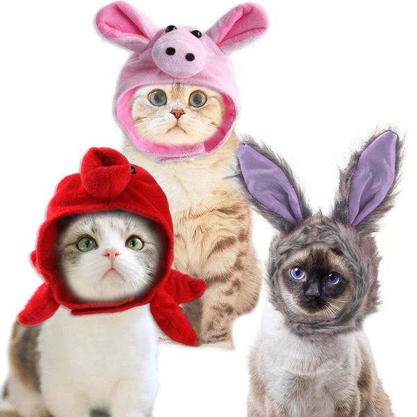 Trajes de gatos vestiram -se de marco suave para animais de estimação de pet hap leão mane wig halloween party 220908