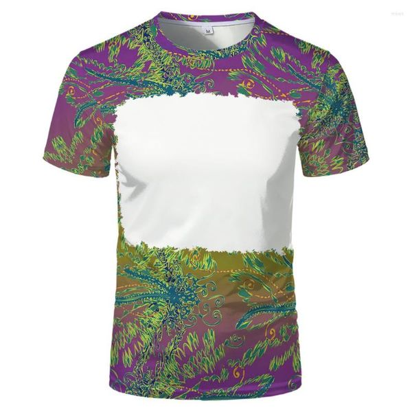 Herren-T-Shirts, Sommer-Indie-Station in den USA, Tie-Dye-Blank-Tops, dünner und leichter Stoff, schnell trocknendes Kurzarm-T-Shirt für Männer/Frauen