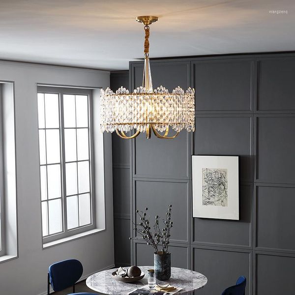 Lâmpadas pendentes Nordic LED Crystal Chandelier Tree Ramo Hanglamp Lamp Kitchen Dining Bar Restaurant Suspensionaire