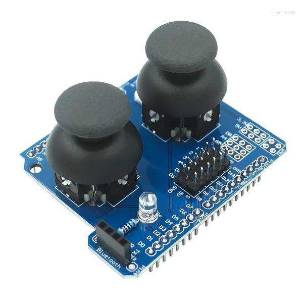 Controladores de jogo Bloco de construção eletrônica Módulo de botão de joystick duplo para PS2 Sensor de eixo duplo UN-O R3