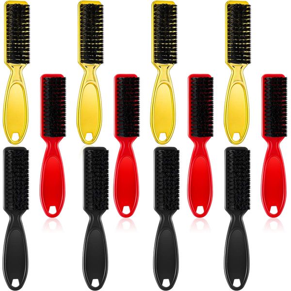 Saç fırçaları berber bıçak temizleme fırçası klips naylon temizleyici şekillendirme aracı erkekler için siyah kırmızı altın damla teslimat 2022 Topscissors amtqj