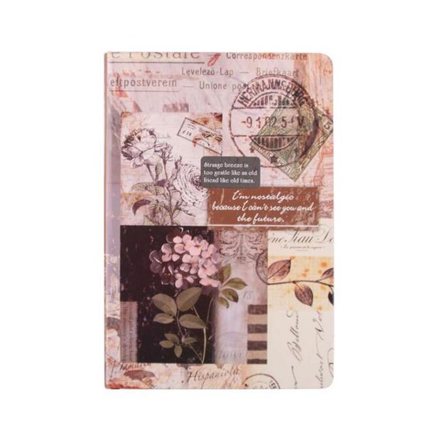 Vintage Blumen-Notizbücher, Büro, Schule, Zulieferer, Notizblöcke, Studenten, Kinder, kreativ, floral, europäisch, klassisch, Milchprodukte, süße Mädchen, Reisetagebuch, Dekor