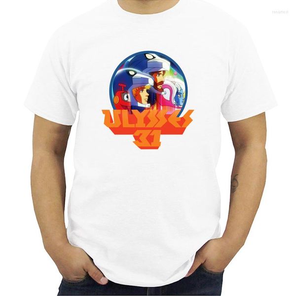 Magliette da uomo T-shirt con stampa Ulysses 31 Classica TV per bambini anni '80 Cartoni animati T-shirt estive a maniche corte da uomo unisex Top 5X
