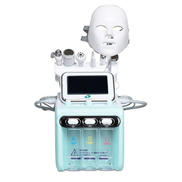 Apparecchiatura di bellezza multifunzionale 7in1 H2-O2 Hydra Dermoabrasione Aqua Peel RF Bio-lifting Facciale Hydro Water Microdermabrasion Face Lift Machine Machine