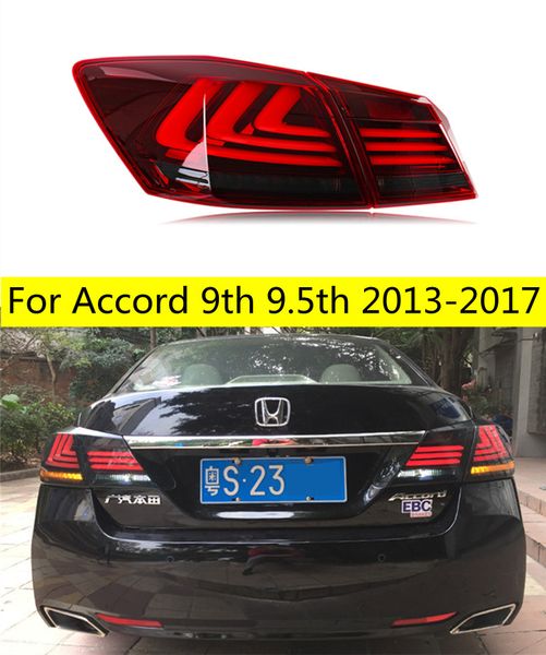 Auto Lichter Für Accord 9th 20 13-20 17 9,5th LED Rückleuchten Hinten Nebel Lampe Dynamische Blinker Highlight rückfahr und Bremse