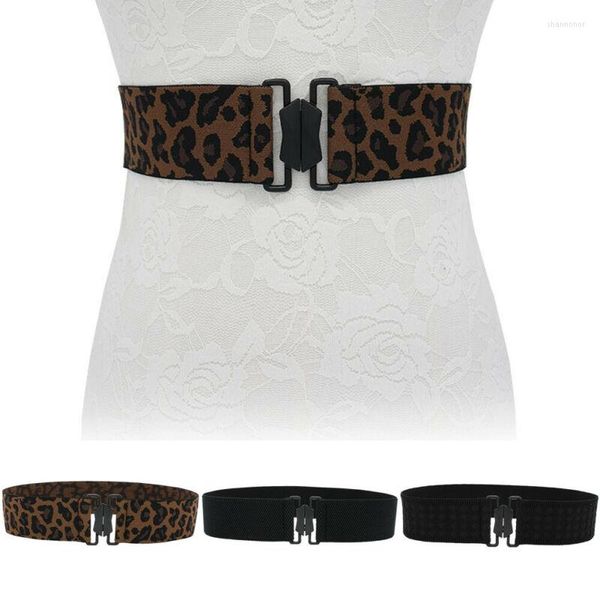 Belts Fashion Womens Belt Elastic Stretch Cinch Waistband Lady Cummerband Plus Size Girls Waist Seal Wide Women