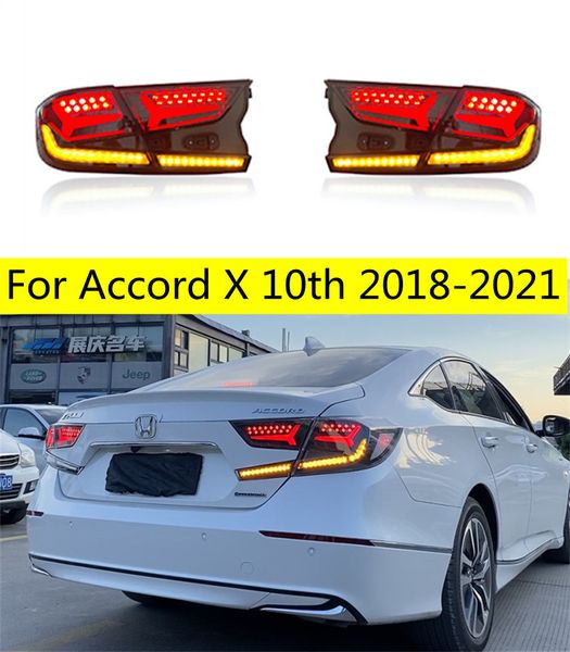 Автомобильные светильники для Accord x 10th 20 18-2021 Светодиодные автозаправочные фонари