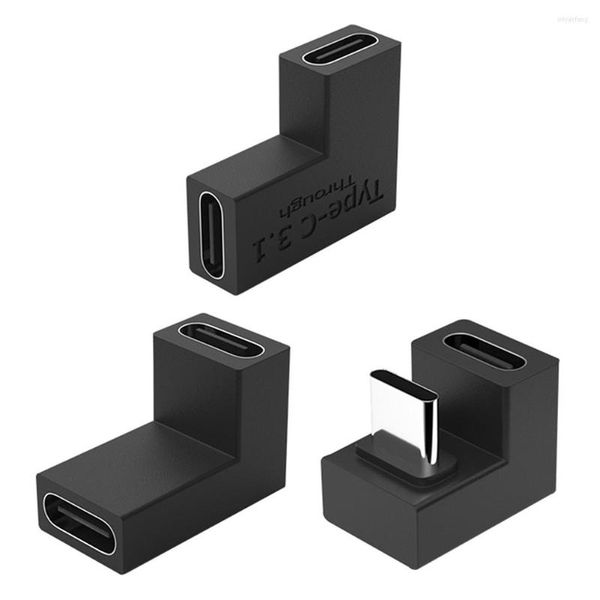 Cabos de computador cotovelo o conector de extensão Tipo-C Plug USB C Conversor de adaptador feminino masculino para tablet para celular console para switch console