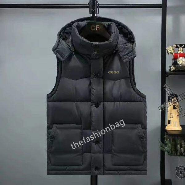 Winter Warm masculino Freestyle Freestyle Down Down Moda casual Male casaco feminino Modo Gilet Hommes Bodywarmer Veste Canadá Estilo Black Label S-5xl