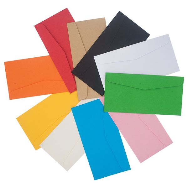 Supplies de festas Square Kraft Paper Multicolor Commetinary Wedding Invitation Envelopes para Cartão Post Cartão 20220909 E3