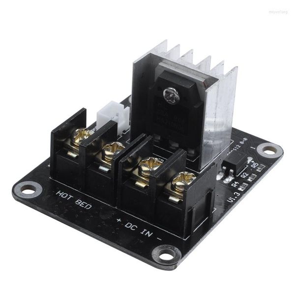 Computerkabel 3D-Druckerbett MOSFET-Erweiterungsmodul inkl. 2-poligem Kabel Anet A8 A6 A2 kompatibel schwarz