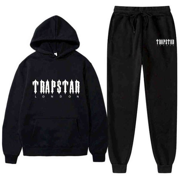 Tute da uomo Tuta da uomo Trend New Pezzi con cappuccio Set Felpa con cappuccio Pantaloni della tuta Abbigliamento sportivo Abbigliamento da jogging Trapstar Abbigliamento uomo G220923