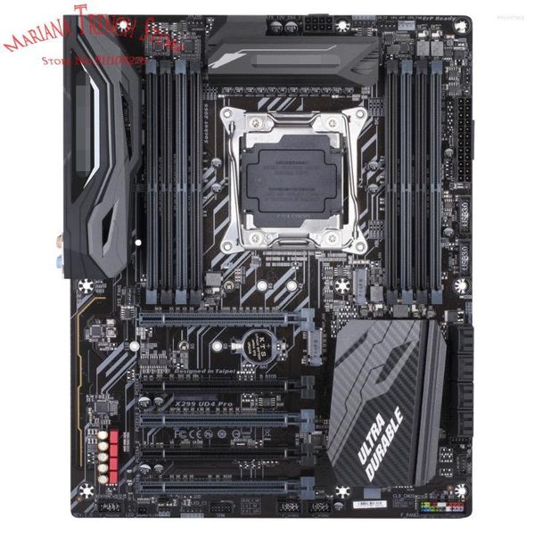 Schede madri X299 UD4 Pro per scheda madre Gigabyte ultra resistente processore Intel Core serie X LGA2066 DDR4 PCI-E3.0 M.2 SATAIII USB3.1