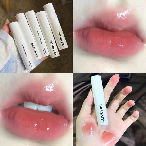 Lip Gloss Mirror Color Charm During Non Sticky Not Fade suco tonalidade hidratante 6 cores Lipstick líquido 1pcs
