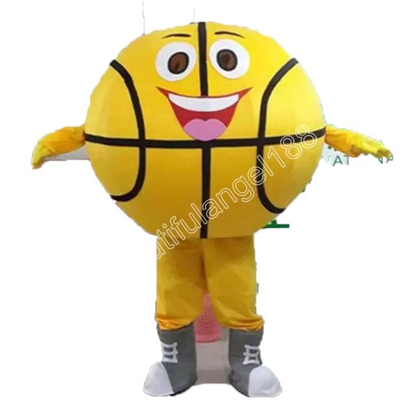 Cadılar Bayramı Mutlu Basketbol Maskot Kostüm Karikatür Peluş Anime Tema Karakter Yetişkin Boyut Noel Karnavalı Doğum Günü Partisi Fantezi Kıyafet