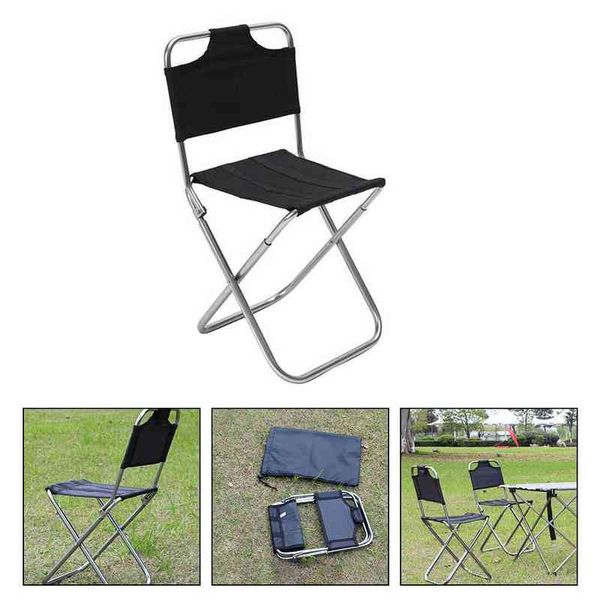 Camp Furniture Stuhl, zusammenklappbar, Campingstühle, tragbar, Angelhocker, Sport, Picknick, im Freien, Reisen, kompakt, faltbar, Outdoor, Rucksackreisen, Grillen, 0909