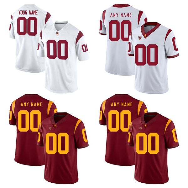 Camisas de futebol personalizadas da NCAA College USC Trojans Will Rose Scott Voigt Clyde Moore Kyle Ford Ethan Rae Chase Locke De'jon Benton Sean Mahoney Tuasivi Nomura Hocum