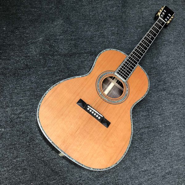 Кедр дерево 39 дюймов акустическая гитара с 550a пикап Soundhole Электронная ооо -стиль кузов