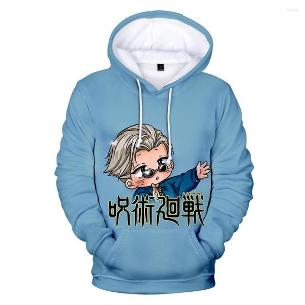 Männer Hoodies Nette 3D Druck Jujutsu Kaisen Anime Sweatshirts Männer Frauen Hoodie Cartoon Jungen/mädchen Streetwear Kleidung