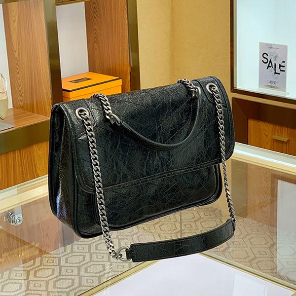 Niki omuz çanta çanta tasarımcısı Kadın omuzları kayış kartı tutucu crossbody lüks tasarımcılar moda orijinal deri katlanır cüzdan tasarımcı çantalar çantalar