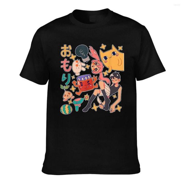 Herren T-Shirts Herrenhemd Omori Spielen Gaming Hip Hop T-Shirt Videospiel Sommer Baumwolle Grafik T-Shirt Rundhals Kleidung Geschenk 3XL 4XL 5XL