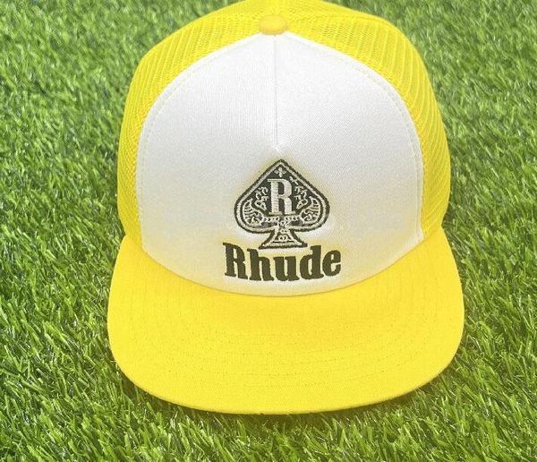Мужская и женская повседневная бейсбольная кепка из желтой пены с буквами, уличная шляпа, регулируемый подарок, RR