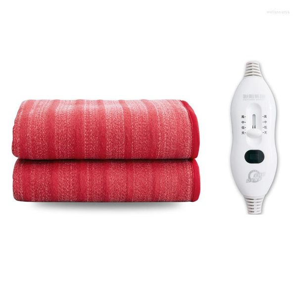 Cobertores folhas quentes aquecedor elétrico aquecedor duplo colchão de aquecimento de cama de naninha simples de cama de infravermelho