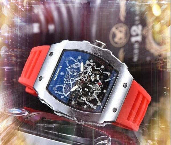 Premium All the Crime Sports Herrenuhren 43 mm Schraubgehäuse Japan Quarzwerk Präzision Limited Edition Gummigürtel Lovers Dweller Armbanduhr Superwaren Geschenke