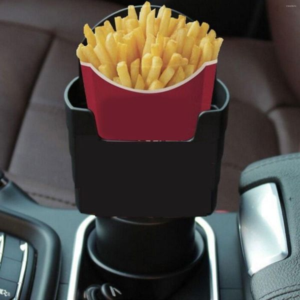 Bebida portador de bebida French Fry Cup Chips rack arrumando caixa de armazenamento de interiores