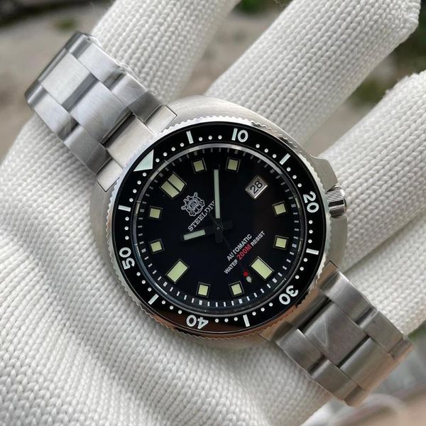 Relógios de pulso Marca Steeldive SD1980 200m Relógio Diver