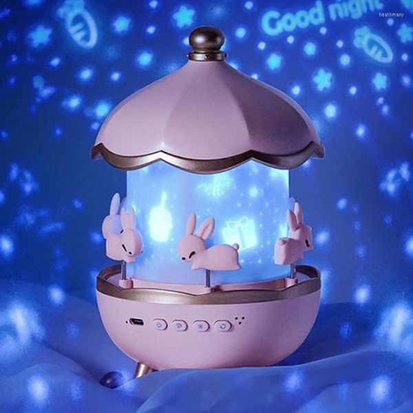 Nachtlichter, Bluetooth-Lautsprecher, Sternprojektor, Licht, drehbar, wiederaufladbar, volle Schreibtischlampe, Geschenk für Kinder, Fantasy Octavo Audio