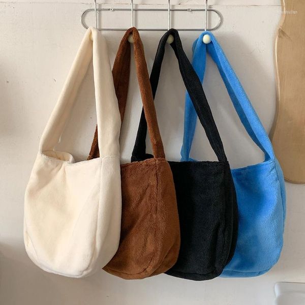 Вечерние сумки 2022 зимние искусственные мех женские средние сумочки в стиле Япония.
