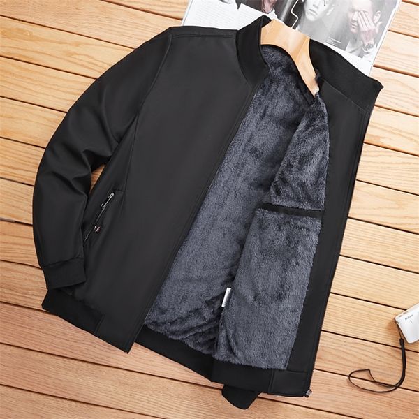 Jackets masculinos Winter Men's Bomber Zipper Jaqueta Masculino Casual Streetwear Hip Hop Slim Fit Pilot Coat Men Clothing Plus Tamanho 6xl 7xl 8xl 220912