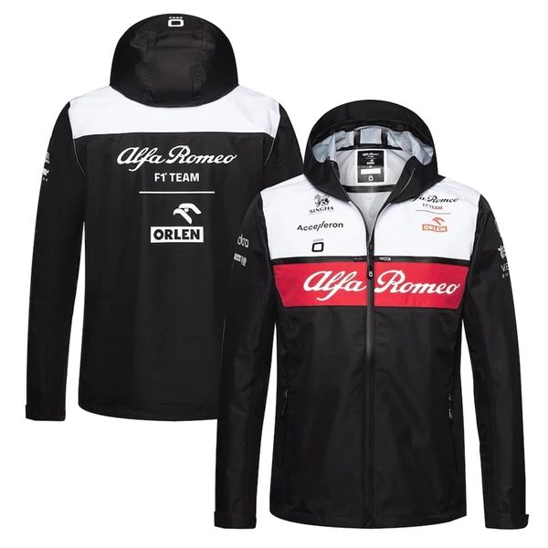 Giacche da uomo Alfa Romeo Team ORLEN Team Jacket uomo durante la giacca a vento da moto all'aperto primaverile e autunnale 220912