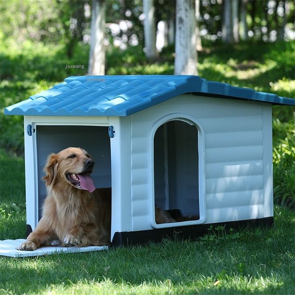 canili recinti per esterni antipioggia cani di grossa taglia cucce balcone giardino plastica gatti villa resistente al morso tipo di casa gabbia per cani animali domestici forniture per conigli 220912