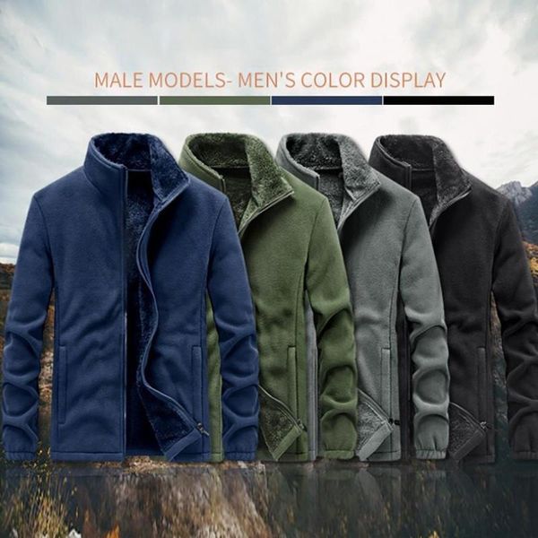 Giacche da uomo Uomo Outdoor Winter Fleece Jacket Parka Coat Mens collo di pelliccia Tactical Army Outwear spesso caldo Bomber militare maschile M-6XL