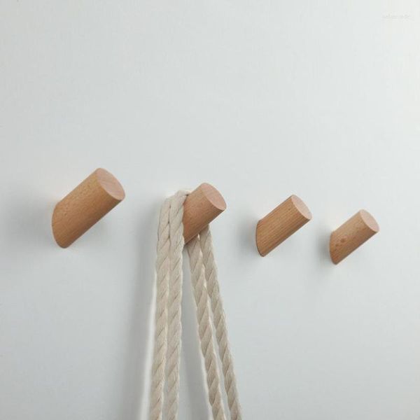 Крюки винтажный деревянный крючок для шляпы на стене подвеса за дверь вешалка скандинавской креативной организации одежда