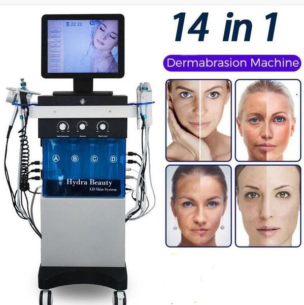 Salon -Gebrauch Multifunktionshydra Gesicht Dermabrasion Maschin