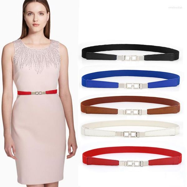 Gürtel Elastische Dünne Damen Kleid Gürtel Schwarz Rot Weiß Dünne Frauen Taille Strap Strench Weibliche Bund Ceinture Elastique Femme