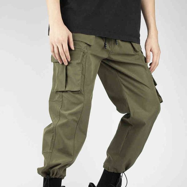 Herrenhosen Taktische Herrenhosen Modetrend Mehrere Taschen Elastizität Militär Urban Commuter Tacitcal Hosen Männer Slim Fat Cargo Pant T220909