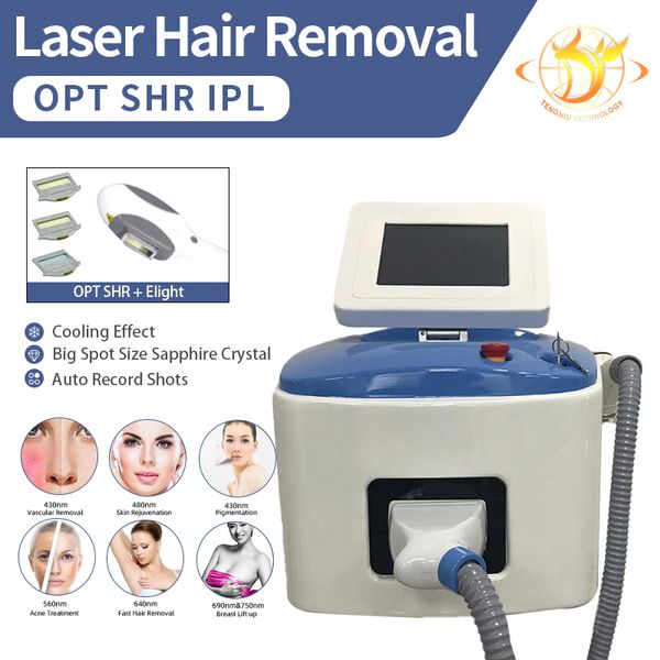 Remoção multifuncional de remoção de pigmentos a laser IPL IPL 300 000 Flash 2000W High Power