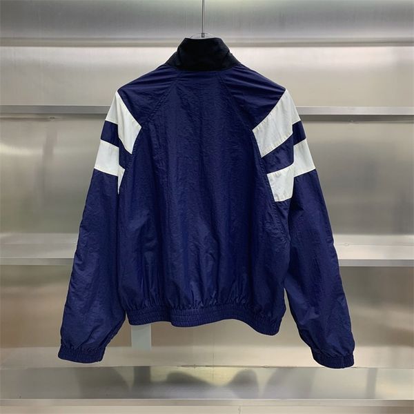 Jackets masculinos Men￧￣o de luxo de luxo masculino Jaqueta esportiva original Design de retalhos de moletom Sweats Fashion Windbreaker Casat UNISSISEX 220912