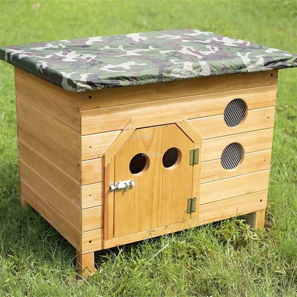 penne per canili Case per cani moderne in legno per famiglie Creative Cani da appartamento impermeabili Canile Canile Semplice Balcone interno Villa Gabbia per gatti Articoli per animali domestici T 220912