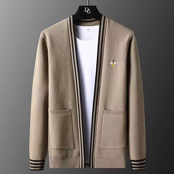 Herrenpullover Luxury Ggity Stricker Vintage Cardigan Pullover neuer koreanischer Freizeitpullover Streetwear Lose Strickswege Tops