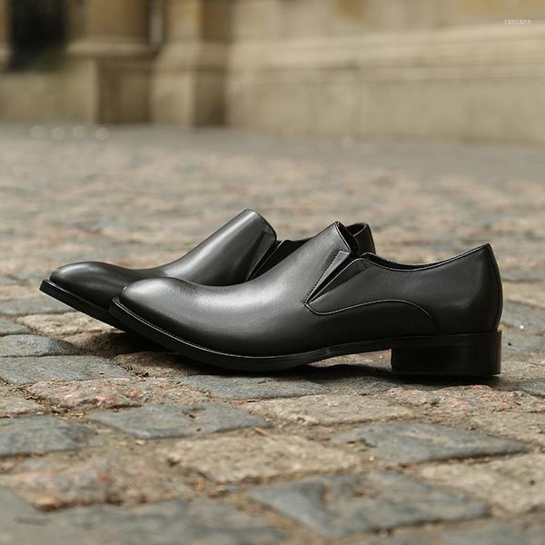 Kleidschuhe für Herren, Lackleder, italienischer Designer, luxuriös, handgefertigt, klassisch, schwarz, für Herren, formeller Hochzeitsanzug