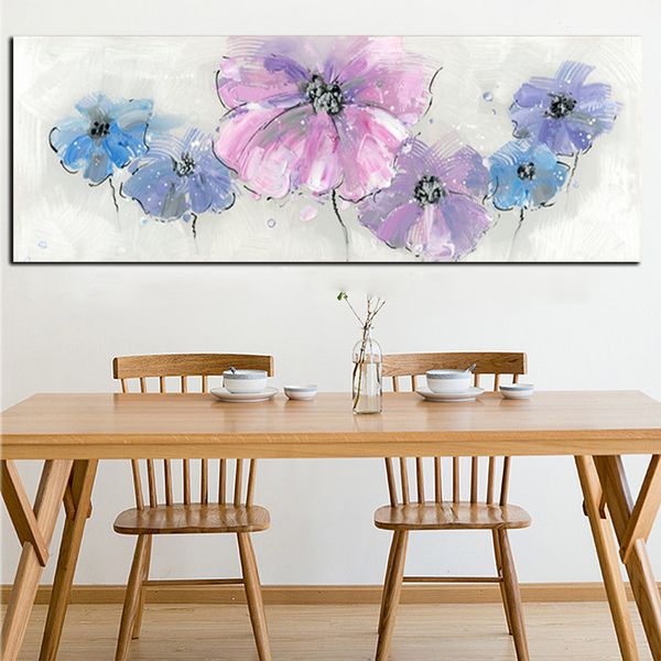 Pintura hd impressão abstrata aquarela de aquarela Pappy Flower Landscape Painting On On Canvas Art Poster Modern Wall Picture for Living Room Decor