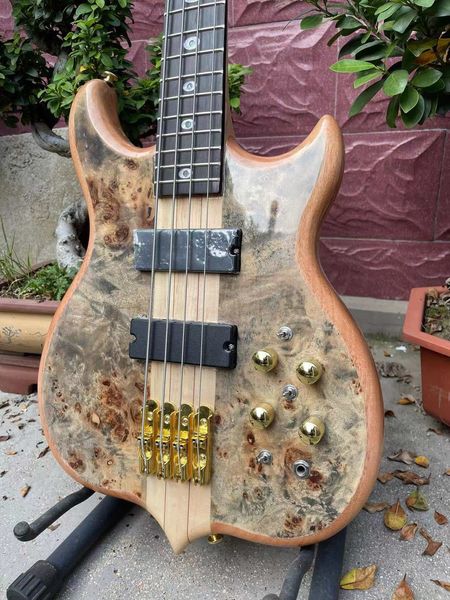 Kundenspezifischer GrandALEMBIC E-Bass, Hals durch Korpus, Serie I, 4 Saiten