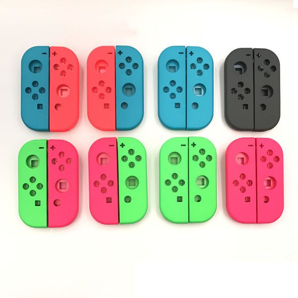 Substituição de plástico original habitação escudo capa para nintendo switch controlador joy-con fedex dhl ups frete grátis